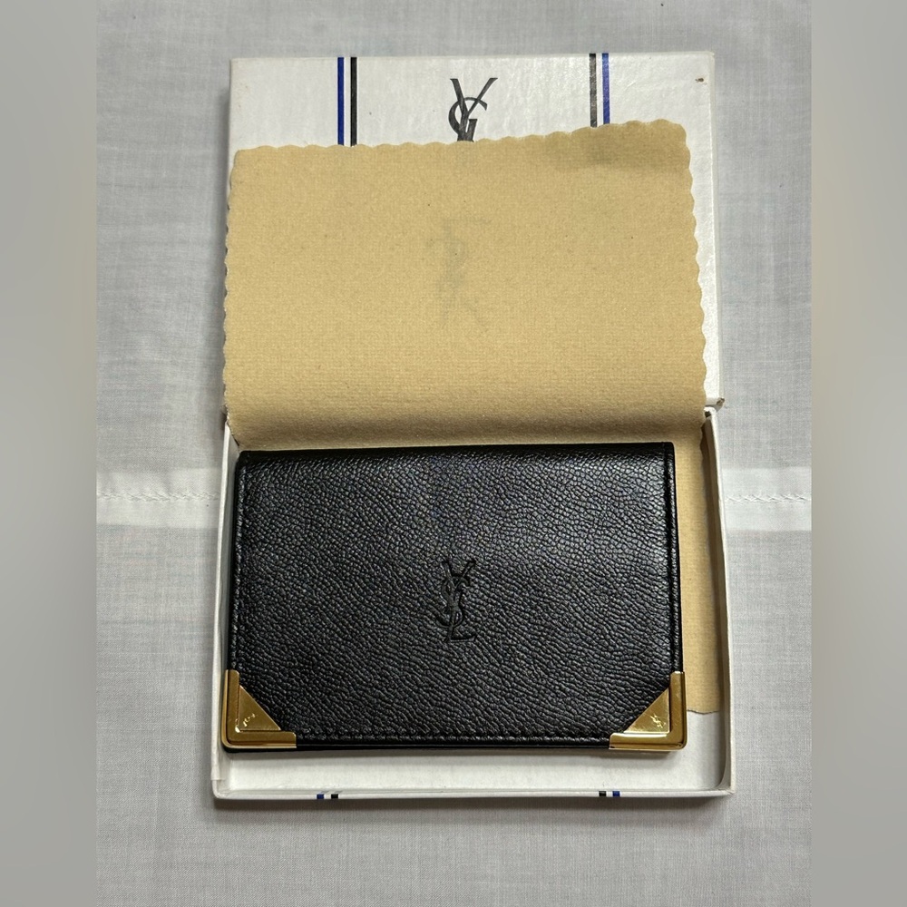 New Vintage Yves Saint Laurent Credit Card Holder